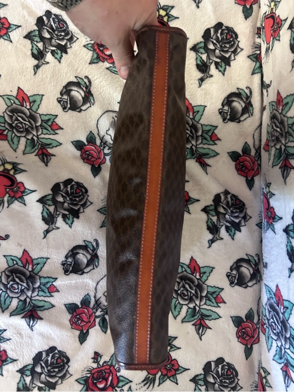 Vintage Celine Triomphe Macadam Portfolio Document Clutch Hand Bag - DM93 - Picture 7 of 16